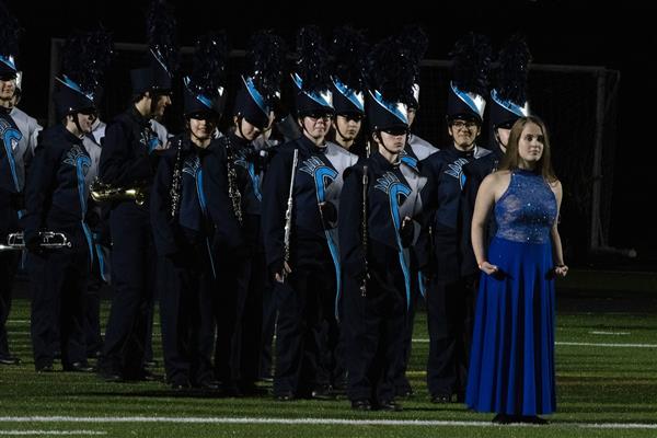 Chesapeake High School Marching Band Performing